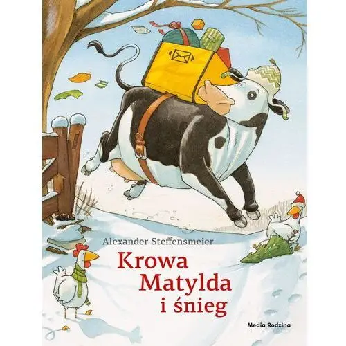 Krowa matylda i śnieg. krowa matylda