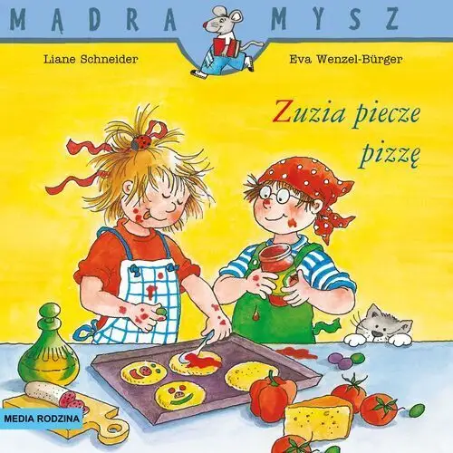 Media rodzina Mądra mysz - zuzia. zuzia piecze pizzę