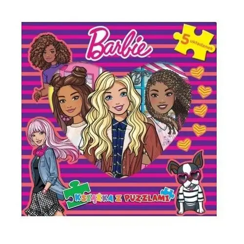 Media service zawada Barbie książka z puzzlami - praca zbiorowa - książka
