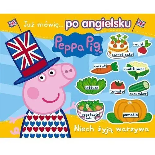 Peppa pig. angielski z peppą. niech żyją warzywa