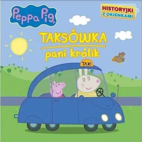 Media service zawada Świnka peppa. historyjki z okienkami. taksówka