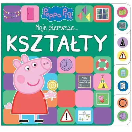 Świnka peppa. moje pierwsze.. kształty - praca zbiorowa - książka Media service zawada