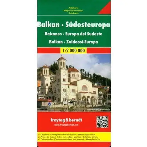 Mediaprofit Bałkany europa południowa mapa drogowa 1:2 000 000