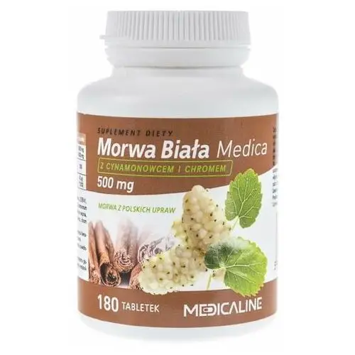 Medica, Morwa Biała, 500 mg, 180 tabletek