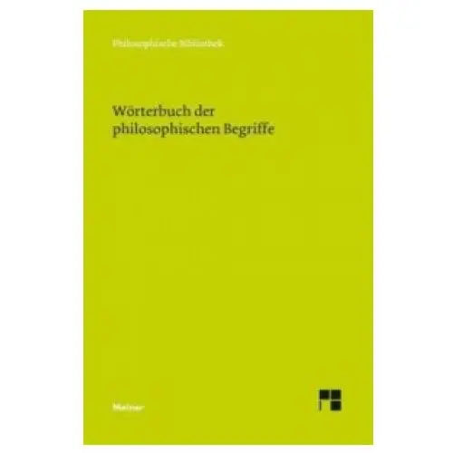 Wörterbuch der philosophischen Begriffe