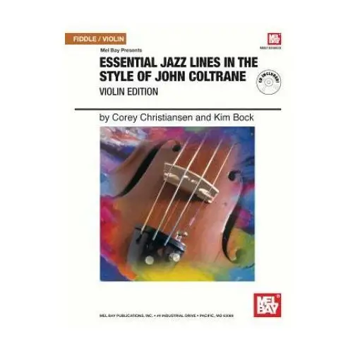 Essential jazz lines in the style of john coltrane, violin edition Mel bay music