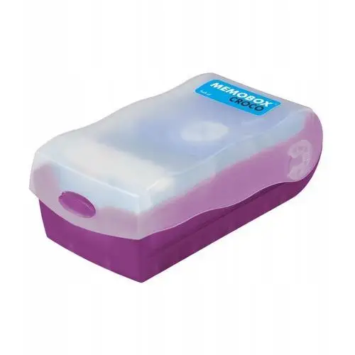 Memobox Croco Violet – plastikowe pudełko do nauki z fiszek