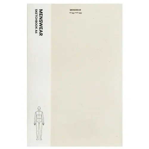 Menswear sketchbook a5 Fashionary international limited
