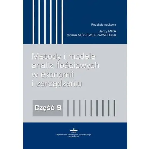 Metody i modele analiz ilościowych w ekonomii i zarządzaniu, AZ#6FC04322EB/DL-ebwm/pdf