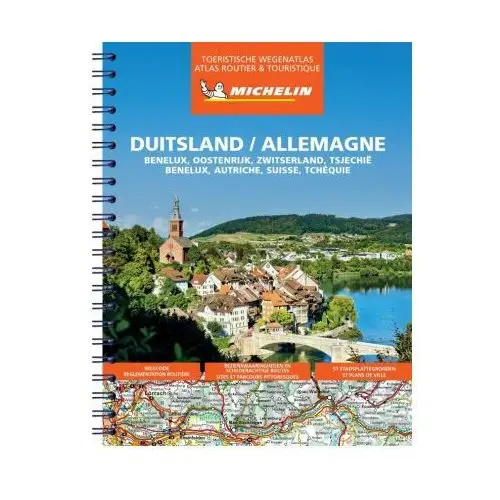 Atlas routier et touristique allemagne, benelux, autriche, suisse, tchéquie Michelin