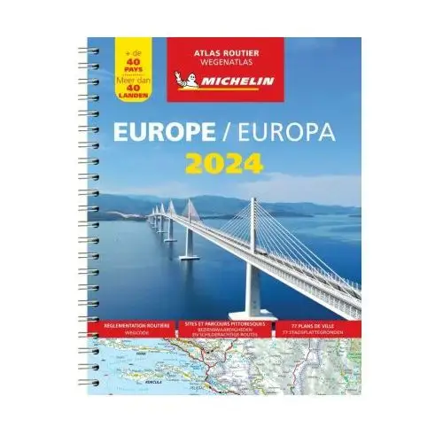 Michelin Europe 2024 - atlas routier et touristique (a4-spirale)