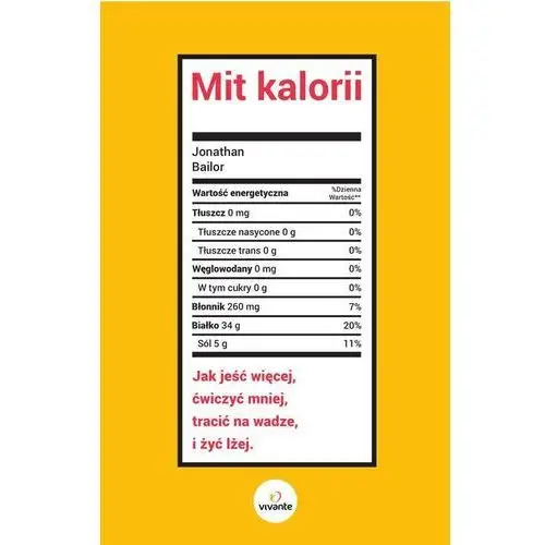 Mit kalorii Jak jeść więcej, ćwiczyć mniej, tracić - Jeśli zamówisz do 14:00, wyślemy tego samego dnia 2