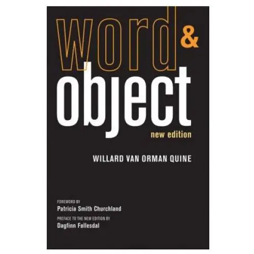 Mit press ltd Word and object