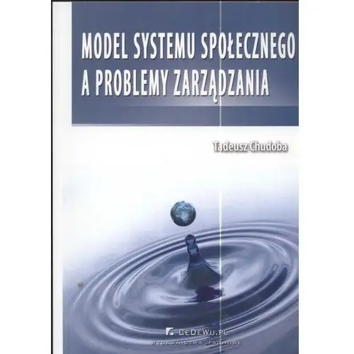 Model systemu społecznego a problemy zarządzania,077KS (35106)