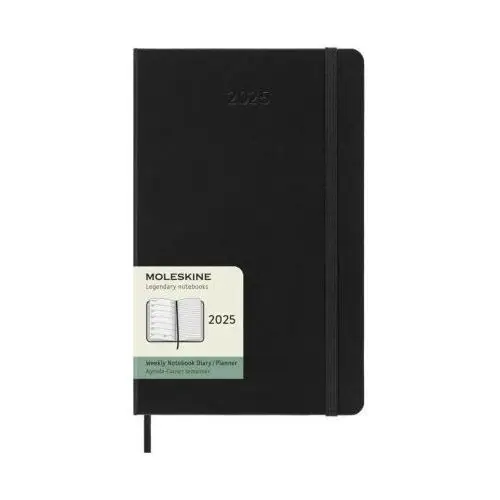 Moleskine Plánovací zápisník 2025 černý L, tvrdý