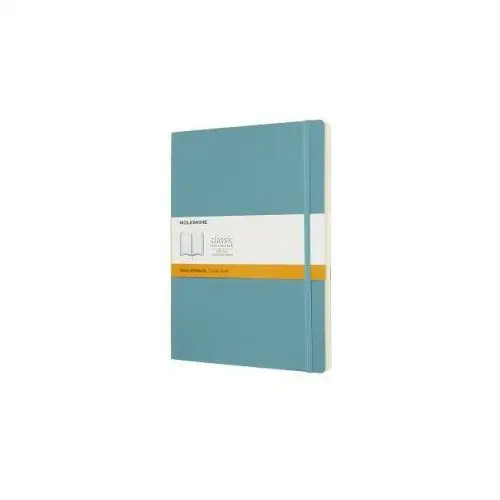 Moleskine reef blue notebook extra large ruled soft