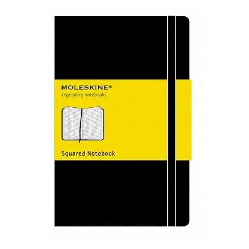 Moleskine large squared hardcover notebook black Moleskine srl