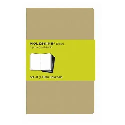 Moleskine srl Moleskine plain cahier xl - kraft cover (3 set)