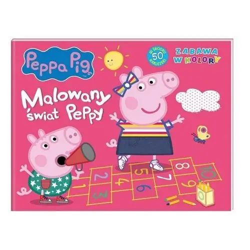 Peppa pig. zabawa w kolory. malowany świat peppy
