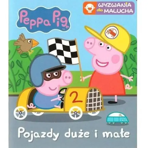 świnka peppa. wyzwania dla malucha. pojazdy duże