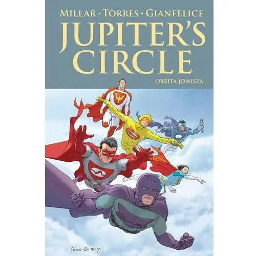 Mucha comics Jupiter`s circle. orbita jowisza