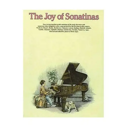 Music sales corp The joy of sonatinas: piano solo