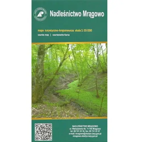 Nadleśnictwo Mrągowo. Mapa turystyczno-krajoznawcza 1:55 000