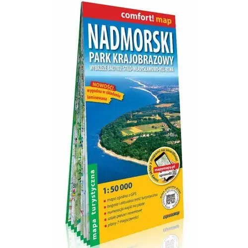 Nadmorski Park Krajobrazowy. Mapa turystyczna 1:50 000