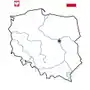 Nakładka tablica magnetyczna Mapa Polski Kontur Sklep on-line