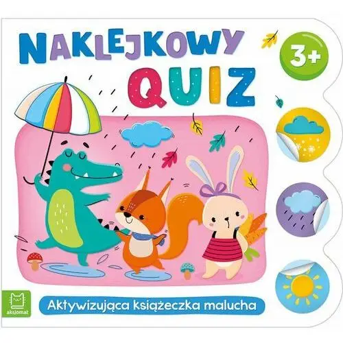 Naklejkowy quiz 3+. Aktywizująca książeczka malucha