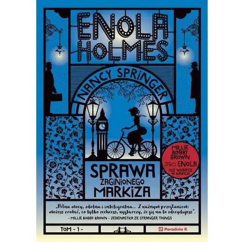 Nancy springer Enola holmes. sprawa zaginionego markiza. tom 1