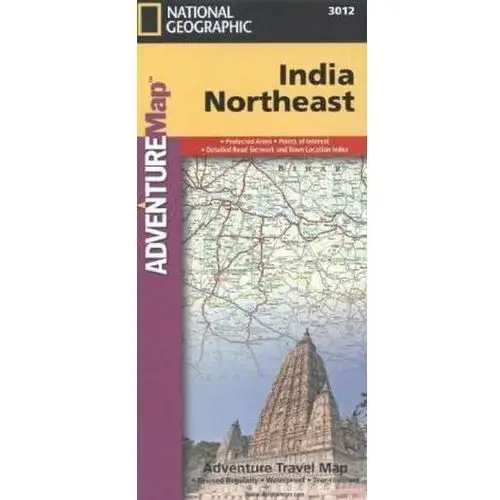 National Geographic Adventure Map India Northeast