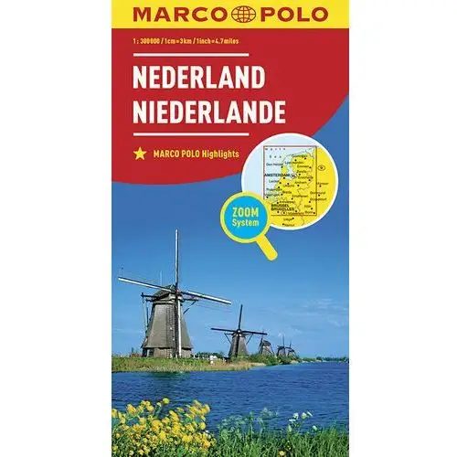 Nederland. Mapa 1:300 000