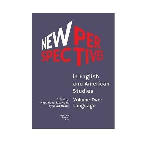 New Perspectives in English and American Studies. Volume 2