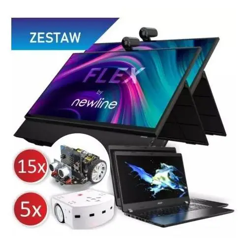 Zestaw: 2x Newline Flex + 2x Laptop Acer + 15x Robot Maqueen + 5x Robot Thymio, A256-60141
