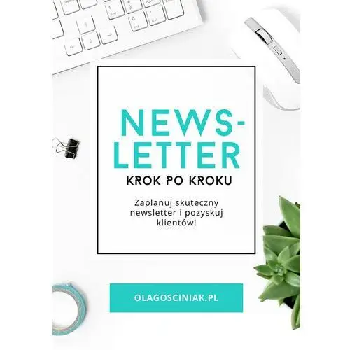 NEWSLETTER krok po kroku. Zaplanuj skuteczny newsletter i pozyskuj klientów