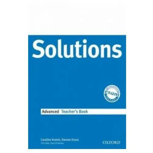 Neznámé nakladatelství - Solutions: advanced: teacher's book