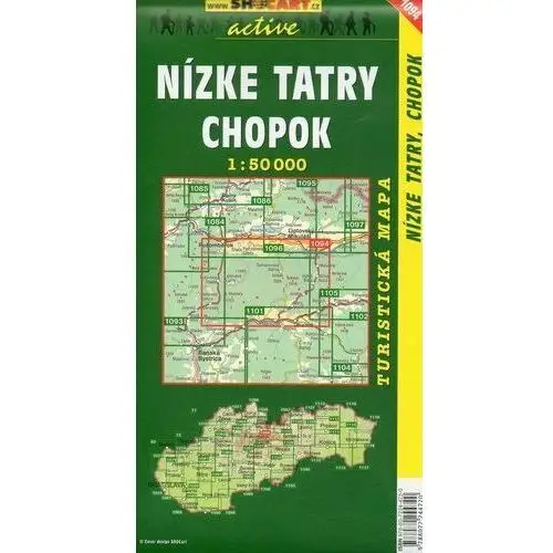 Niżne Tatry, Chopok. Mapa 1:50 000