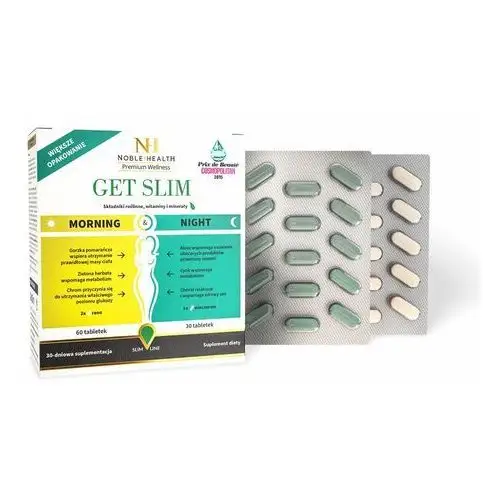 Noble Health, Get Slim Morning&night, 90 Tabl