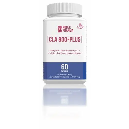 NoblePharma CLA 800 Plus, suplement diety, 60 kapsułek