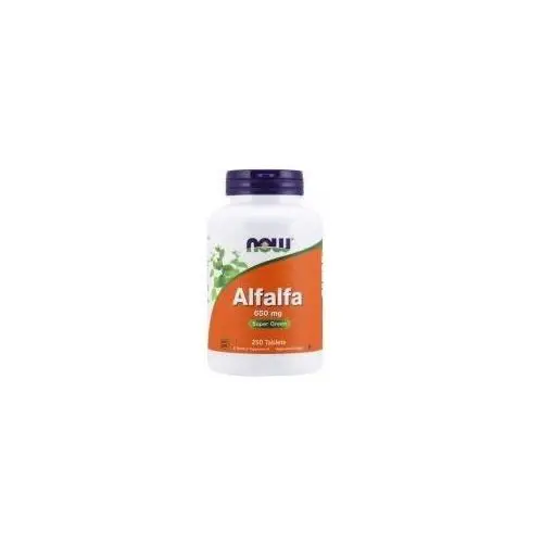 Now foods alfalfa 10 grain suplement diety 250 tab. Now food's