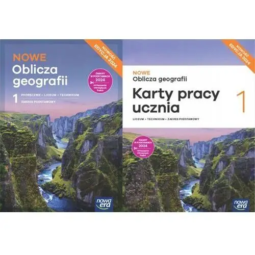 Nowe Oblicza geografii 1. Komplet Podręcznik Karty pracy. Zakres podstawo