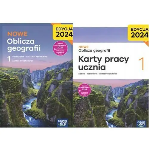 Nowe Oblicza geografii kl.1 Komplet Podst Nowa Era Edycja 2024