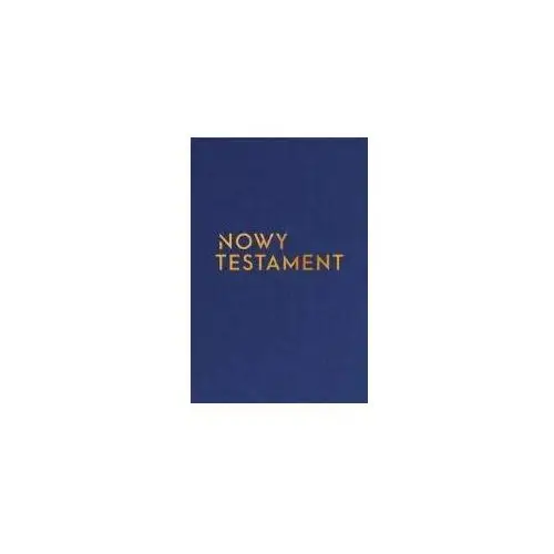 Nowy Testament z paginatorami A5 w.złota