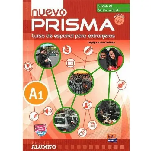Nuevo Prisma. Język hiszpański. Podręcznik. Poziom A1. Wersja rozszerzona + CD