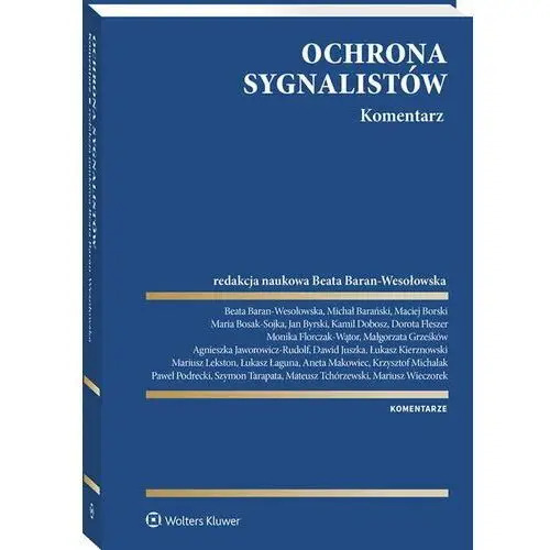 Ochrona sygnalistów. Komentarz