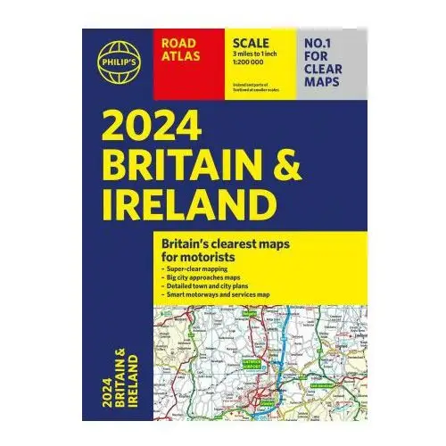 2024 philip's road atlas britain and ireland Octopus