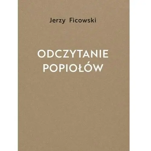 Odczytanie popiołów