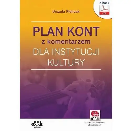 Plan kont z komentarzem dla instytucji kultury (e-book z suplementem elektronicznym)