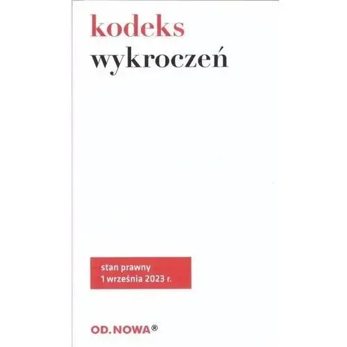 Kodeks wykroczeń 2